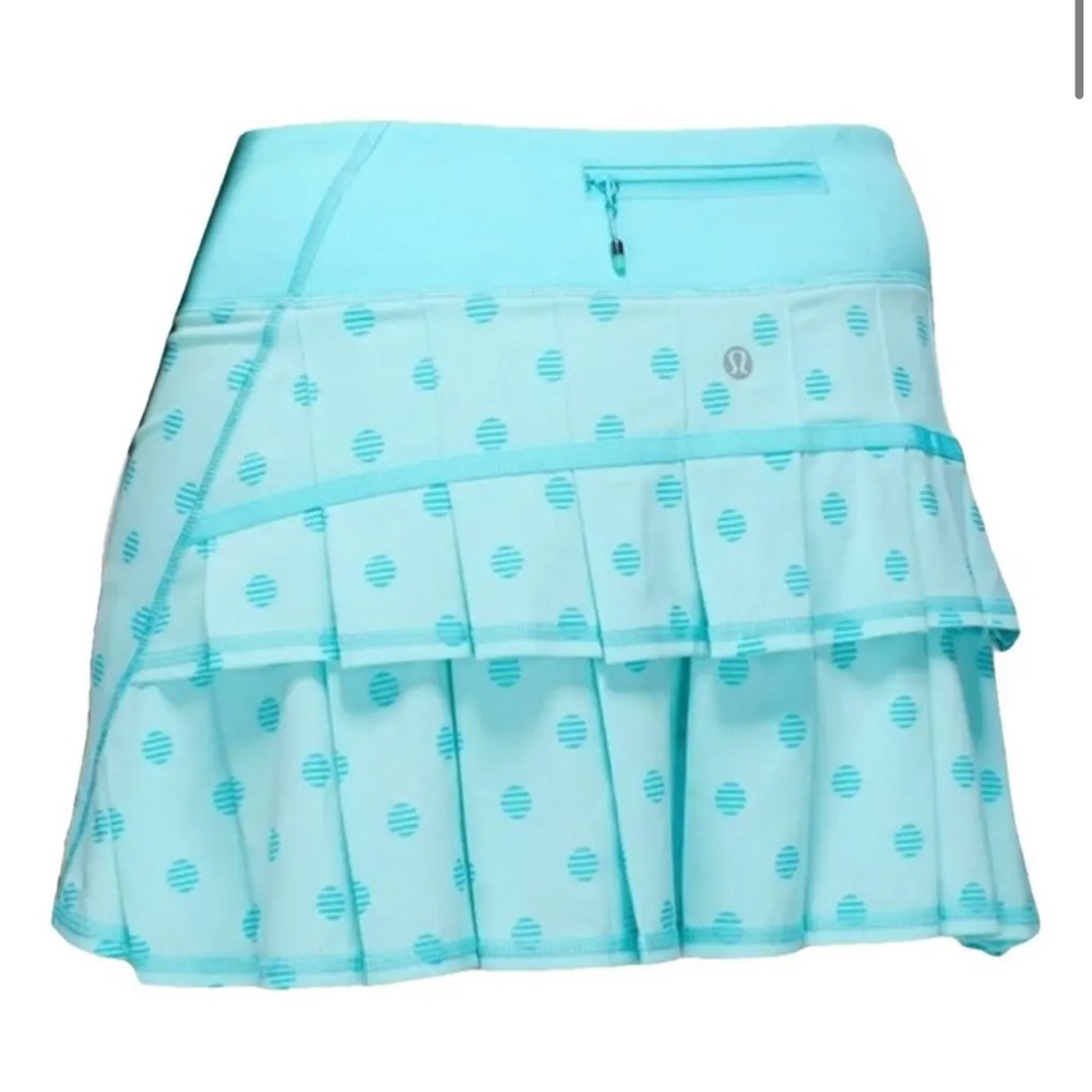 lululemon athletica Blue Patterned Women's Skirt